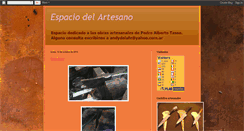 Desktop Screenshot of espaciodelartesano.blogspot.com