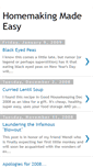 Mobile Screenshot of homemakingmadeeasy.blogspot.com