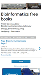 Mobile Screenshot of bioinformaticsbooks.blogspot.com