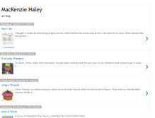 Tablet Screenshot of mackenziehaley.blogspot.com