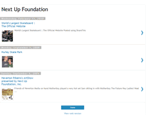 Tablet Screenshot of nextupfoundation.blogspot.com