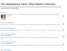 Tablet Screenshot of contemporary-tribal-folk-arts-india.blogspot.com