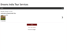 Tablet Screenshot of dreamsindiatour.blogspot.com