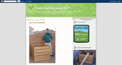 Desktop Screenshot of cedarstackingcompostbin.blogspot.com