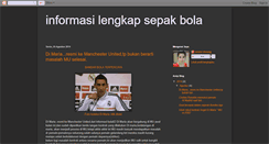 Desktop Screenshot of informasisepakbola82.blogspot.com