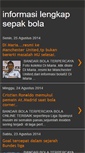 Mobile Screenshot of informasisepakbola82.blogspot.com
