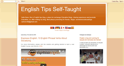 Desktop Screenshot of englishtips-self-taught.blogspot.com