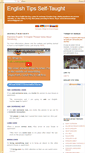 Mobile Screenshot of englishtips-self-taught.blogspot.com