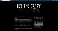 Desktop Screenshot of letthecrazyflow.blogspot.com