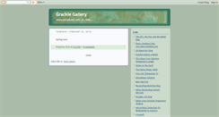 Desktop Screenshot of gracklegallery.blogspot.com