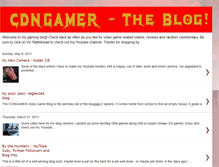 Tablet Screenshot of cdngamer.blogspot.com