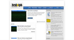 Desktop Screenshot of netdotph.blogspot.com