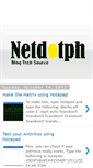 Mobile Screenshot of netdotph.blogspot.com