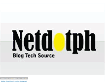 Tablet Screenshot of netdotph.blogspot.com