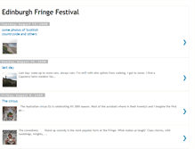 Tablet Screenshot of edinburghfringefestival.blogspot.com