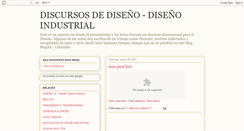 Desktop Screenshot of discursosdediseno.blogspot.com