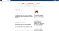 Desktop Screenshot of patientanonymous.blogspot.com