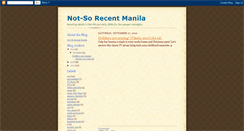 Desktop Screenshot of not-so-recent-manila.blogspot.com