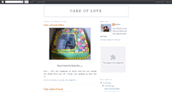 Desktop Screenshot of cake-of-love.blogspot.com