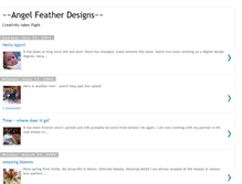 Tablet Screenshot of angelfeatherdesigns.blogspot.com