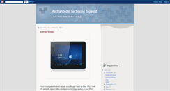 Desktop Screenshot of methanoid.blogspot.com