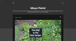 Desktop Screenshot of miouxflorist.blogspot.com