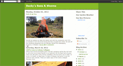 Desktop Screenshot of beesandblooms.blogspot.com