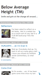Mobile Screenshot of belowaverageheight.blogspot.com