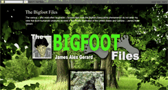 Desktop Screenshot of bigfootfiles.blogspot.com