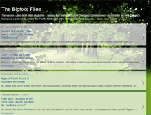 Tablet Screenshot of bigfootfiles.blogspot.com