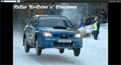 Desktop Screenshot of nicklas-codriver.blogspot.com