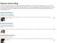 Tablet Screenshot of kathrynalice.blogspot.com