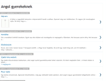 Tablet Screenshot of gyerekangol.blogspot.com