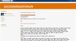 Desktop Screenshot of dicionarioforum.blogspot.com
