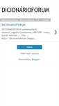 Mobile Screenshot of dicionarioforum.blogspot.com