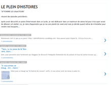 Tablet Screenshot of lepleindhistoires.blogspot.com