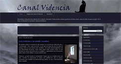 Desktop Screenshot of canalvidencia.blogspot.com