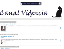 Tablet Screenshot of canalvidencia.blogspot.com