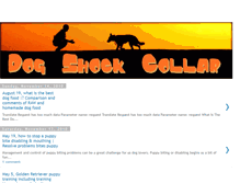 Tablet Screenshot of dogshockcollar.blogspot.com