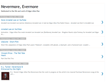 Tablet Screenshot of nevermoreevermore.blogspot.com