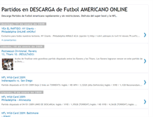 Tablet Screenshot of descarga-futbolamericano.blogspot.com