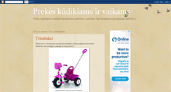 Desktop Screenshot of prekeskudikiams.blogspot.com