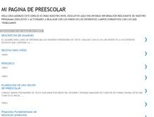 Tablet Screenshot of mipaginadepreescolar.blogspot.com