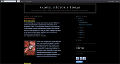 Desktop Screenshot of 3raquelhectoredgar.blogspot.com