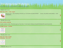 Tablet Screenshot of megansworkshops.blogspot.com