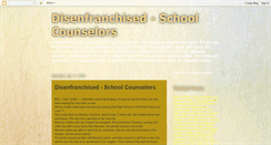 Desktop Screenshot of disenfranchised-counselors.blogspot.com