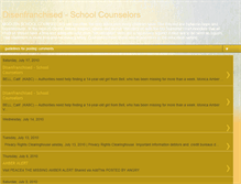 Tablet Screenshot of disenfranchised-counselors.blogspot.com