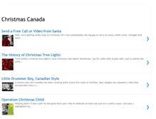 Tablet Screenshot of christmas-canada.blogspot.com