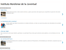 Tablet Screenshot of jovenesmorelos.blogspot.com