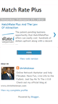 Mobile Screenshot of matchrateplus1.blogspot.com
